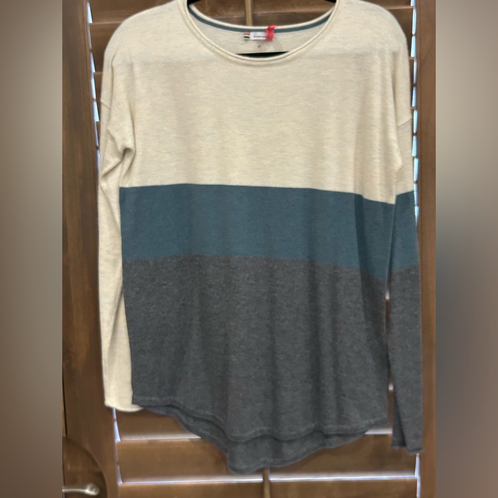Colorblock Long Sleeve Top by Smartwool - Size Medium
